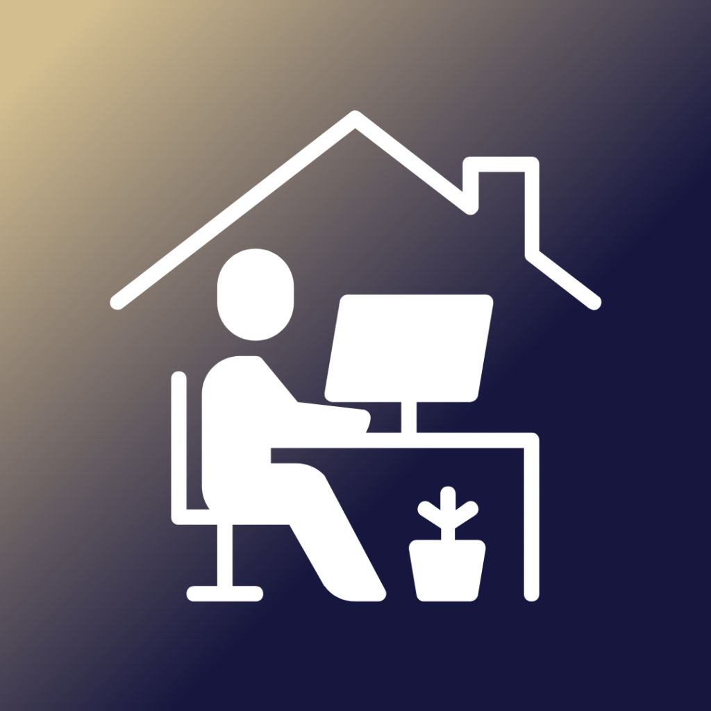 Work Remotely From Anywhere Icon